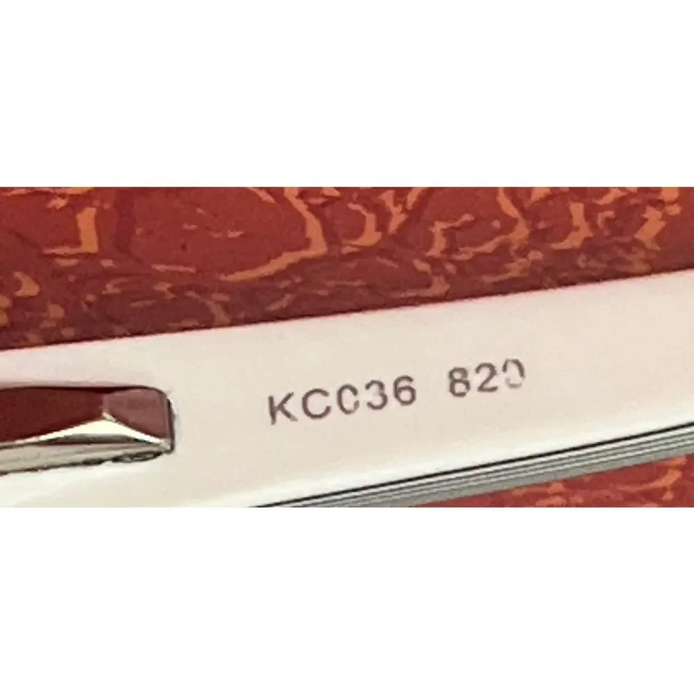 Kenneth Cole New York KCC36 White Oval Sunglasses Gray Lenses Women's 57-20-130